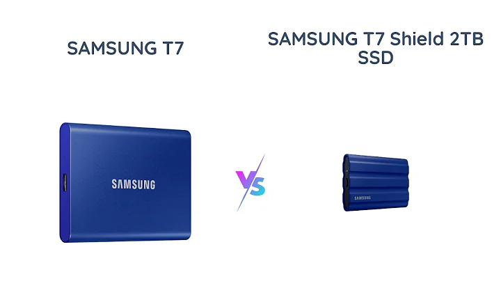 Samsung T7 vs T7 Shield Portable SSD Comparison