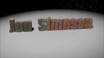 Jon Simpson: Rusty Particle Reveal 3Ds Max 2018