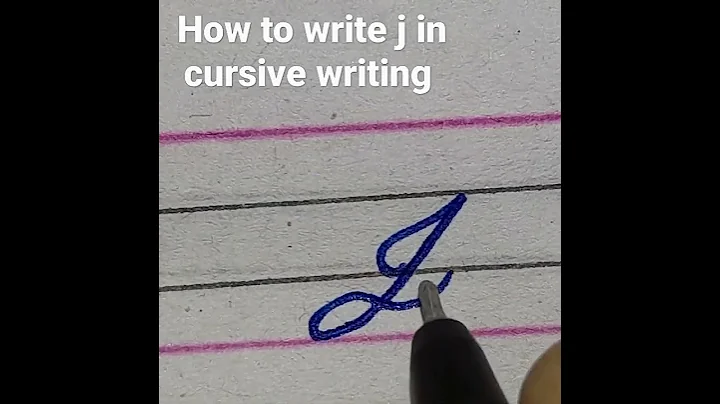 How to write j in cursive handwriting/cursive writing practice for beginners/ #shorts #calligraphy