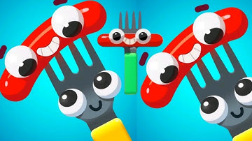 FORK N SAUSAGE Gameplay (sausage survival) puzzle game part 7