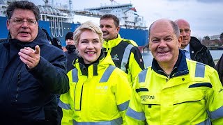 Allemagne : inauguration d'un deuxième terminal de gaz naturel liquéfié