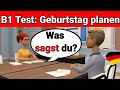 Mündliche Prüfung Deutsch B1 | Gemeinsam etwas planen/Dialog |sprechen Teil 3: Geburtstag