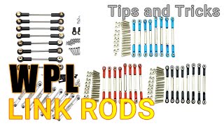 WPL Link Rods Tips and Tricks