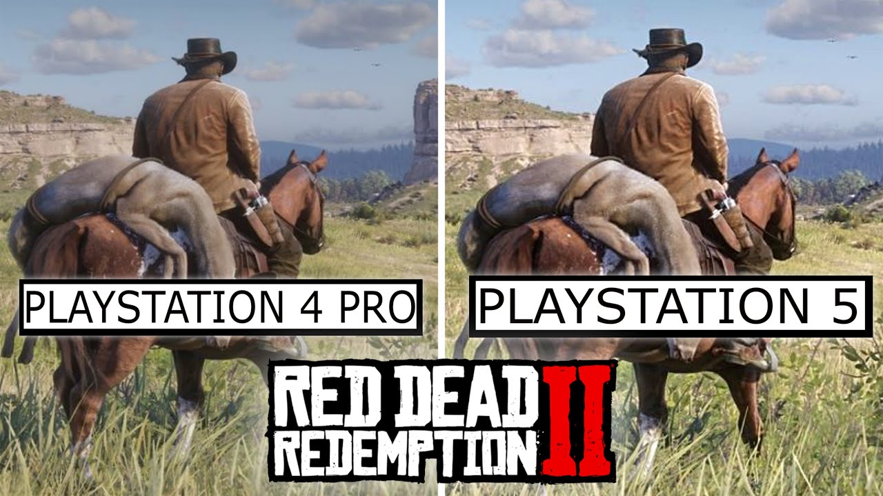 Red Dead Redemption 2 PS5 VS PS4 Pro Graphics Comparison First 10 Minutes  Gameplay 