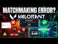 Fix "Could Not Enter Matchmaking" Error in Valorant (2026 Working Fix Guide!)