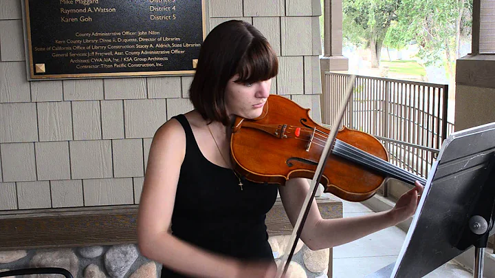 ASC 8774 - Charlotte van Houten playing the Viola ...