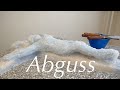 Abguss eines Kruzifix in Gips (1:2 Modell für einen Christus in Holz)
