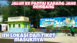 Route to Karang Jahe Beach, Rembang: Location & Entrance Ticket Price