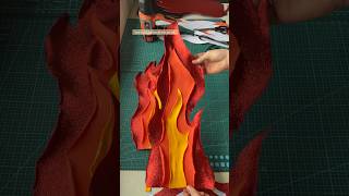 Flame diy from eva foam 🔥 #diy #handmade #shortvideo #reels #flame #craft