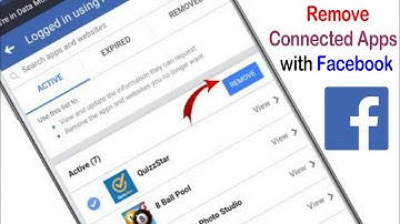 How to Remove Apps Games Connected with Facebook Account | Smart Tech Skills