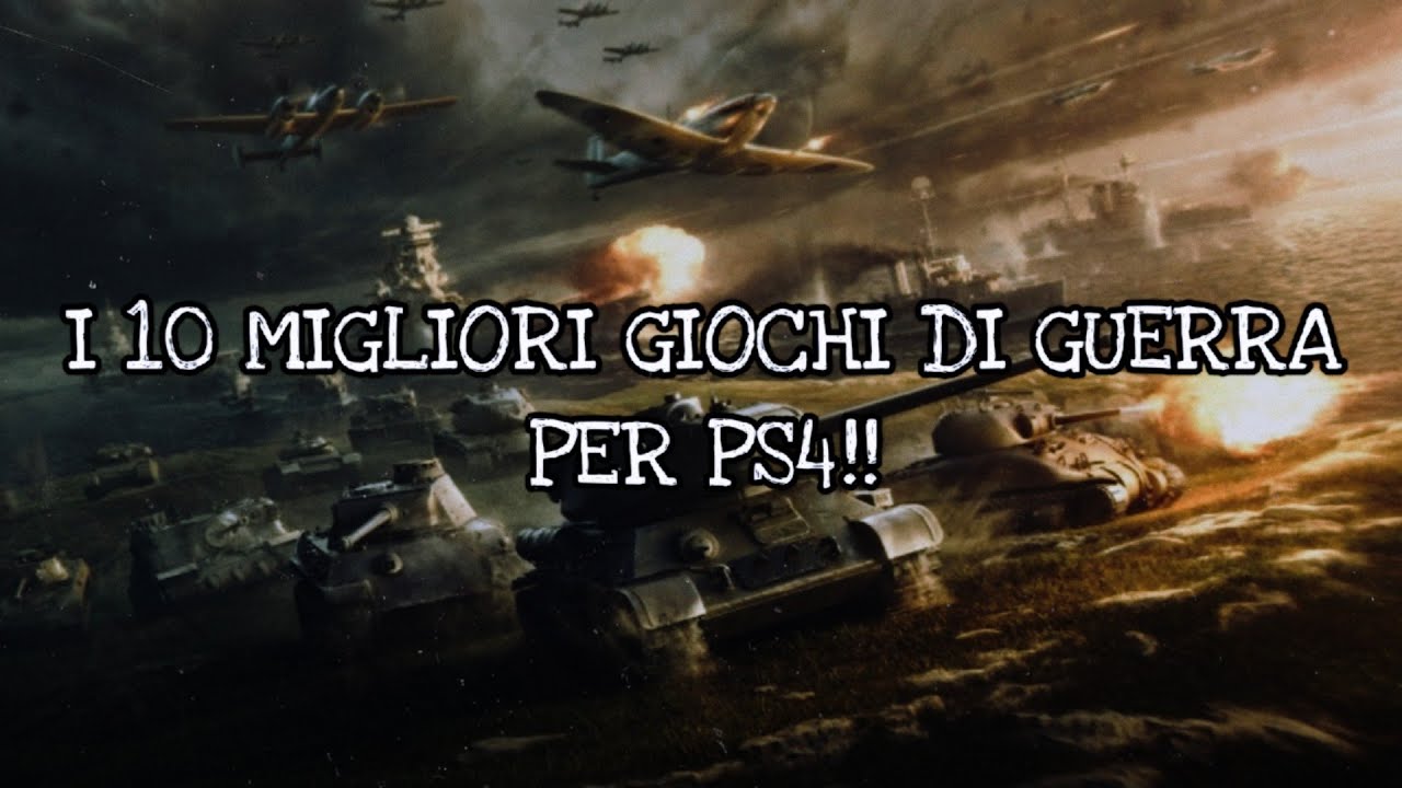 I 10 MIGLIORI GIOCHI DI GUERRA PER PS4!! 