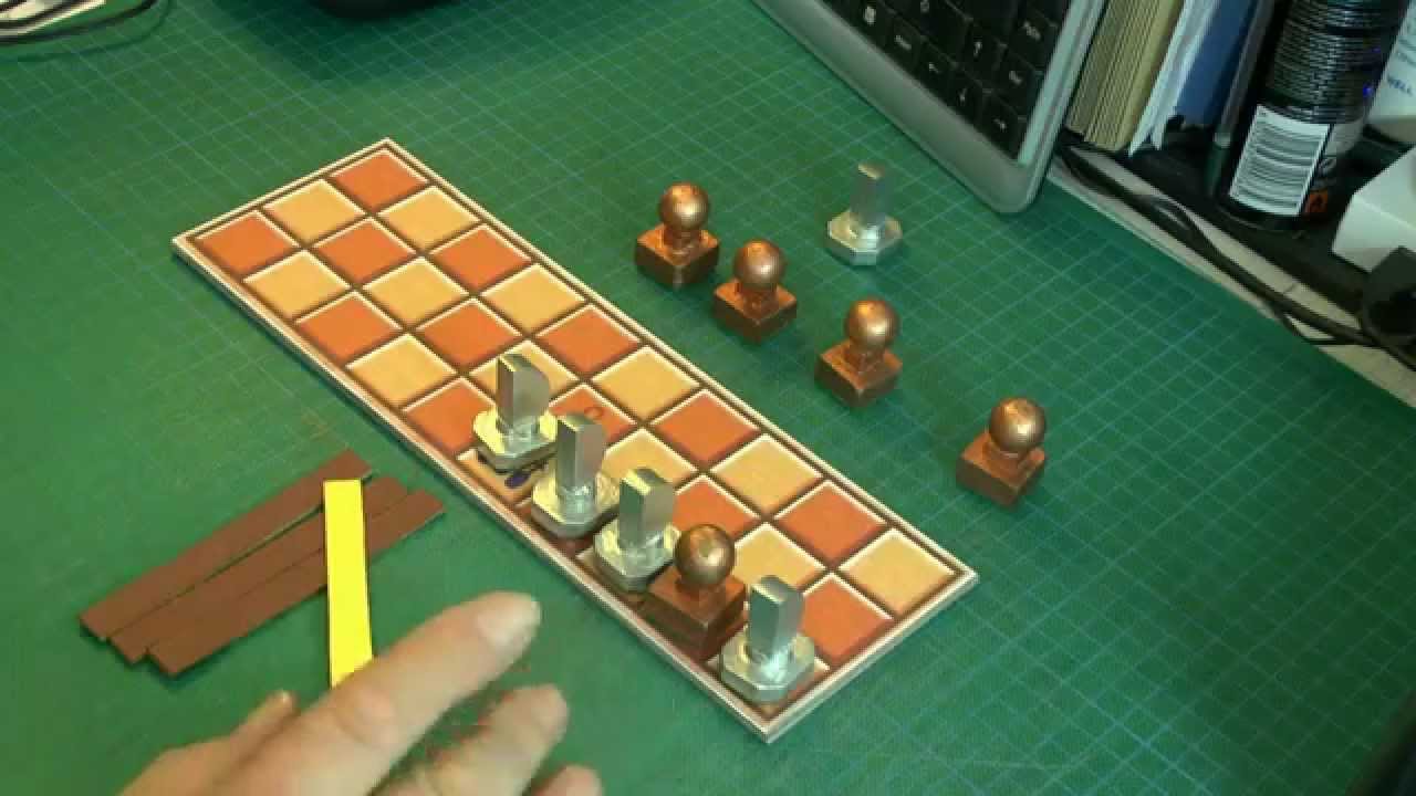 How to make the Board game SENET - YouTube