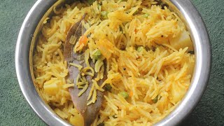 Masale Bhaat/Simple Mix Rice Bhaat/Masala Chawal/Masala Rice Recipe