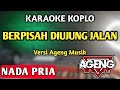 Sultan - Berpisah Diujung Jalan Karaoke Nada Pria / Cowok | Versi Dangdut Koplo Jaranan