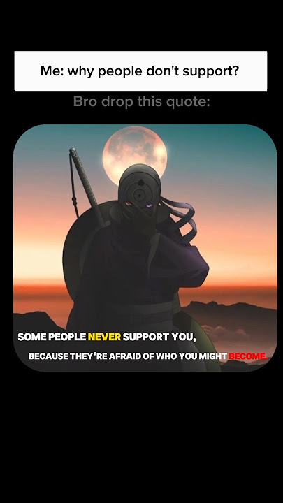 Why people don't support?😈🔥 | #shorts #quotes #anime #motivation