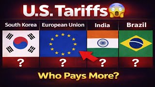 U.S. Tariffs SHOCKED the World 😱 | Interesting Data Hub | #tariffs  #donaldtrump #usa #comparison