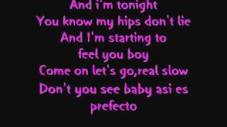 Shakira ft Wyclef jean-Hips Don't lie lyrics