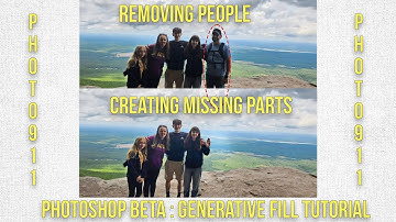 How To Remove People & Create Missing Parts with Photoshop
