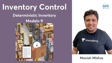 Inventory Control  L:24 |  Deterministic Inventory Models-9  | OPERATIONS RESEARCH