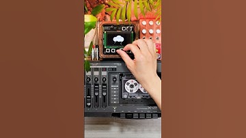 Rainy Ambient Music☔️｜Monome Norns Shield + Chase Bliss MOOD　#shorts