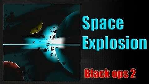 Black Ops: Space Explosion Emblem Tutorial