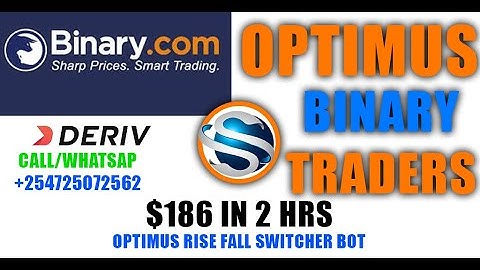 PART 4 $186 IN 2 HOURS USING OPTIMUS RISE FALL SWITCHER BOT