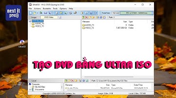 Tạo file DVD ISO bằng phần mềm ultra iso