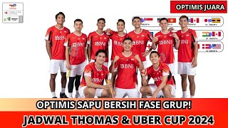 SAPU BERSIH! JADWAL THOMAS DAN UBER CUP FINALS 2024