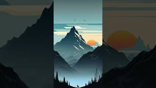 Mountain Art Wallpaper Collection