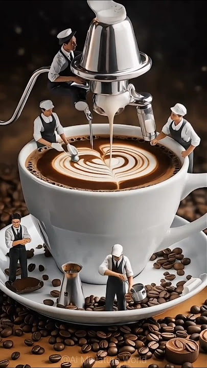 'Miniature Coffee Magic – You've NEVER Seen This Before!👀☕