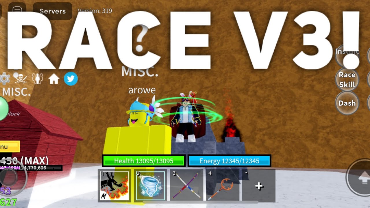 How to get Race V3! Roblox Bloxfruits OnePiece YouTube