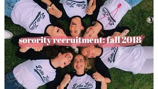 sorority recruitment vlog: what i wore & what sorority i'm in?!!