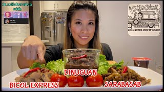 SPICY BICOL EXPRESS | DINUGUAN | SARABASAB | MUKBANG | EATING SHOW | FILIPINO FOOD | Collab @Me Vlog