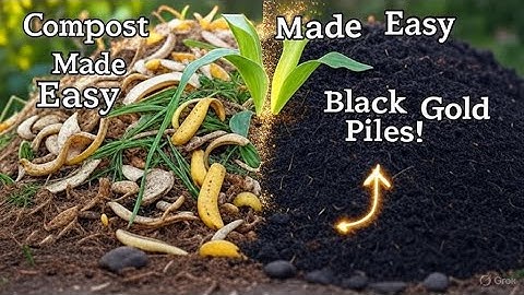 How to make Compost -  The Simplest Easy Method To Compost Piles!