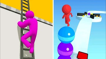 Ladder Master Vs Stack Rider, Ladder Master Game New Updates Gameplay, Stack Rider Game Videos....