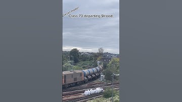 Class 73 departing Strood but in diesel mode! #train #trainspotting #class73