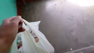 How to simply throw a garbage bag