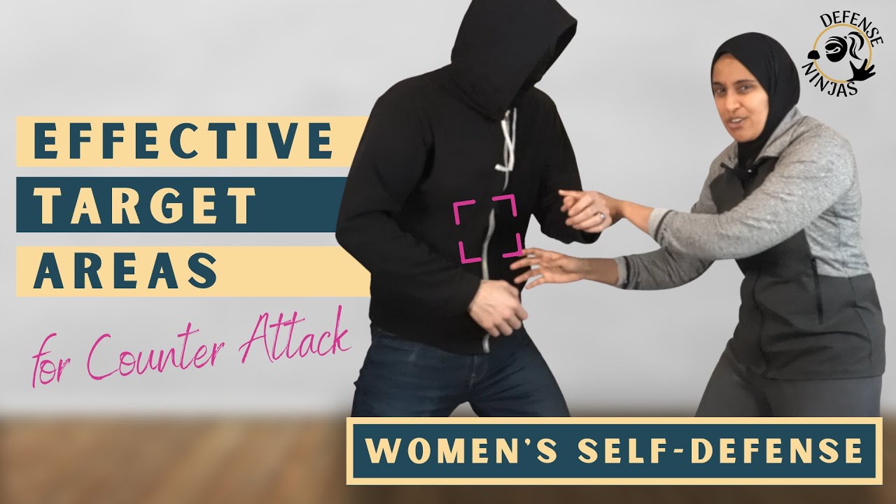 19. Effective TARGET Areas for COUNTER ATTACKING | Women's Self-Defense