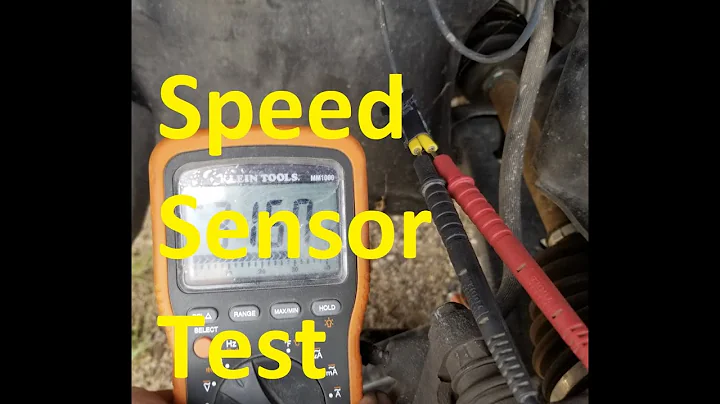 How to Test a Wheel Speed Sensor with a Multi Meter