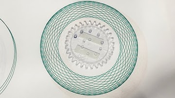 Spirograph ruler design ASMR Satisfying video #spirograph #satisfying