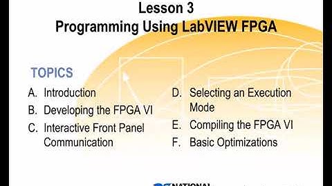 NI LabVIEW FPGA Part 16