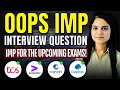 One Shot OOPS Interview Questions for TCS Success