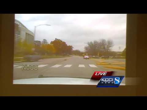 Dashcam video shows Ames chase, shooting