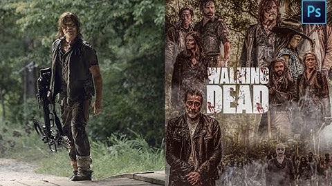 MAKING OF THE WALKING DEAD POSTER | PHOTOSHOP TUTORIAL |