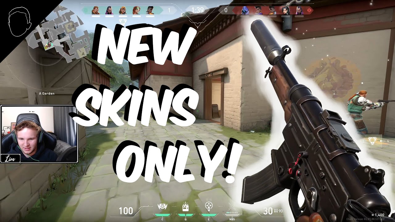 VALORANT BUT I ONLY USE THE NEW INFANTRY SKINS!