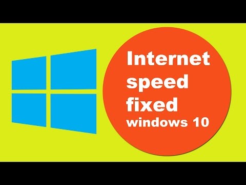 Slow Internet Speed Fixed Or Solved In Windows 10