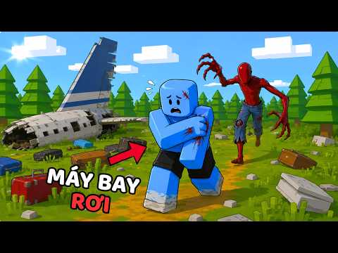 Máy Bay Của Tôi Bị Rơi Xuống 1 Khu Rừng Kì Lạ Trong Roblox | Nightfall