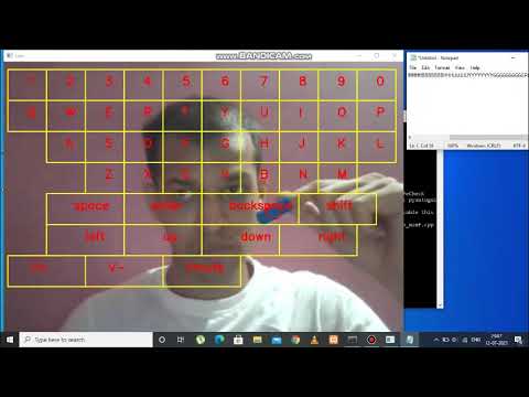 virtual keyboard demonstration