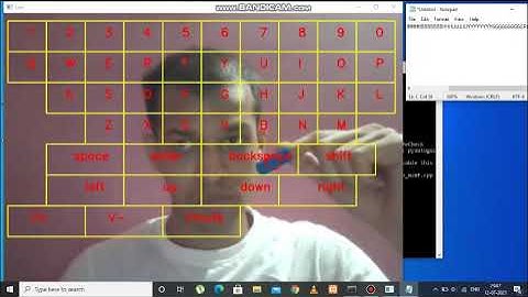 virtual keyboard demonstration