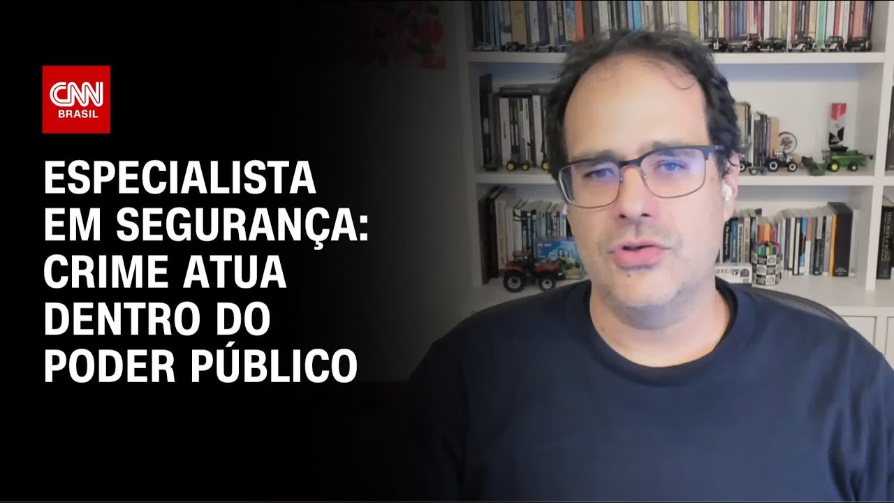 Crime atua dentro do poder público, diz especialista em segurança | CNN ARENA